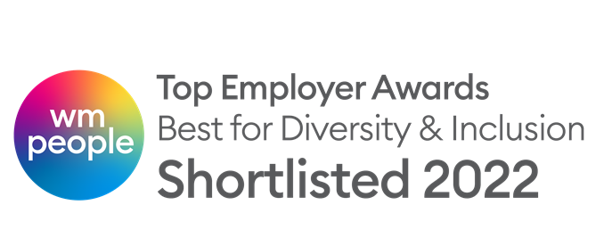 Top Employer Awards 2022 Shortlisted - Diversity & Inclusion